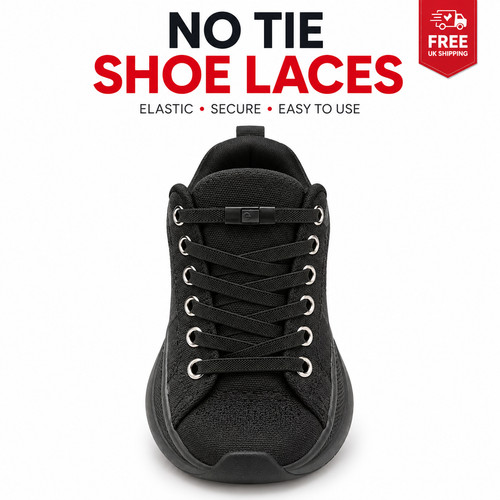 New press lock shoelaces - press,