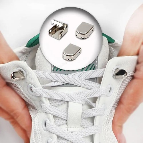 Tie elastic shoelaces - no,
