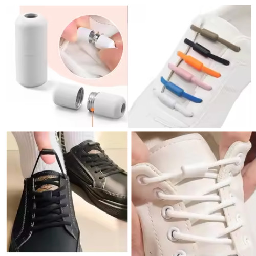 Elastic tie shoe laces - shoe, for