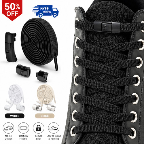 8mm tie elastic flat - flat, shoe