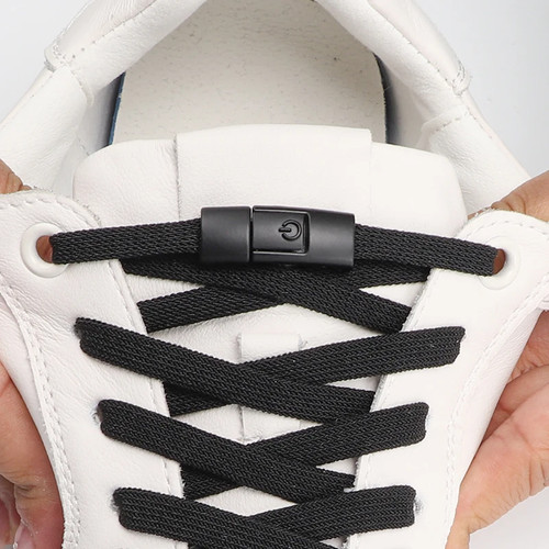 Shoelaces tie elastic - no,