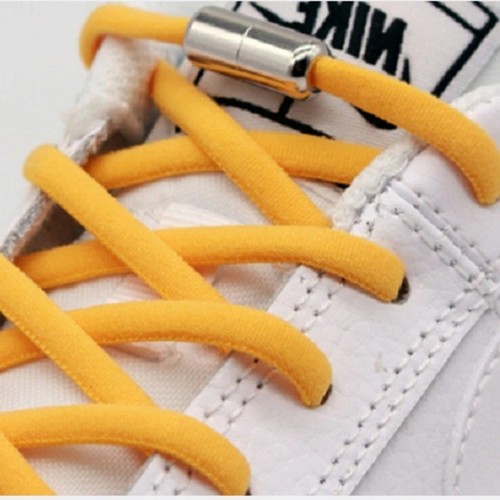 Tie elastic shoelaces metal - tie,