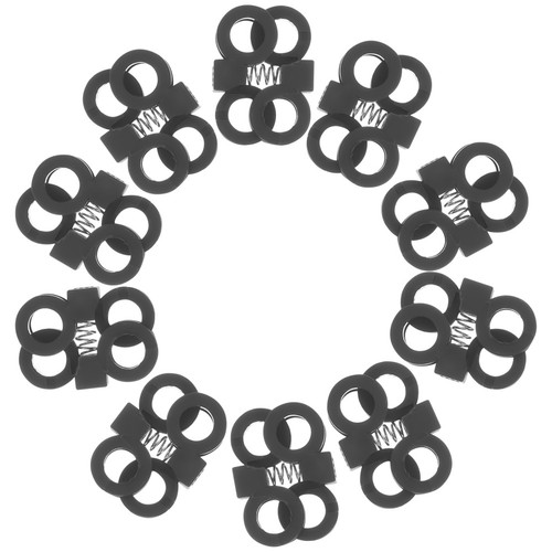10pcs black plastic - 10pcs,
