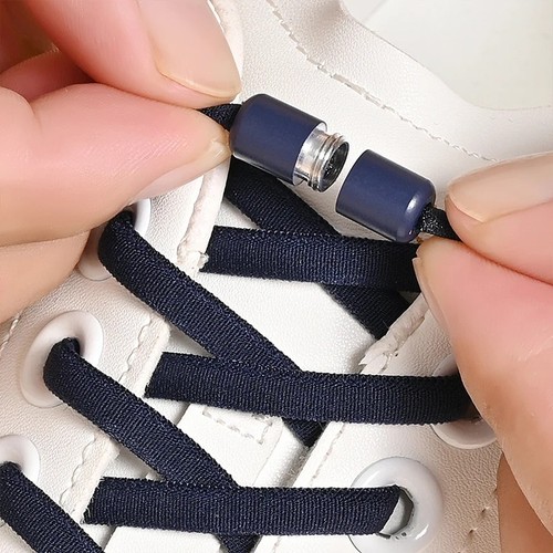 Elastic tie shoelaces - tie, metal
